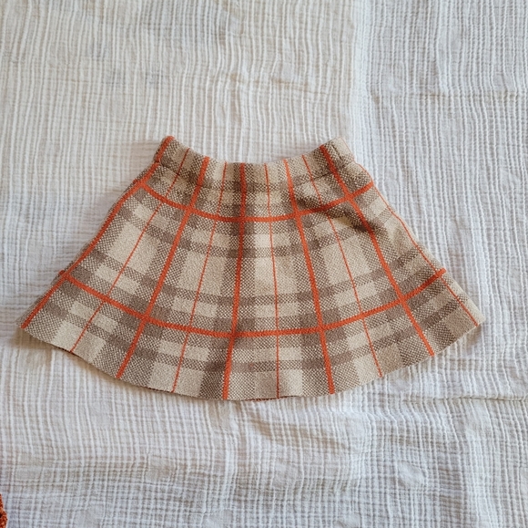 Cute Fall Winter Set Matching Skirt And Sweater For Baby Girl. - Picture 4 of 6